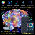 10M/Led Strip Lights Mobile APP music senser Remote Control String Fairy Light RGB IC Party Christmas Lights Festoon Lamp Wedding Room Decoration. 