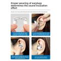 Students Soft Silicone Silicone Earplugs Noise Reduction Ear Protection Noise Cancelling Earplugs Noise Prevention Multi-Use Waterproof Earplugs Sleeping. 