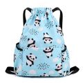 Summer Travel Backpack Children's Backpack Lightweight Waterproof Drawstring Bag Oxford Fabric Drawstring Bag Pink Bag Cute. 