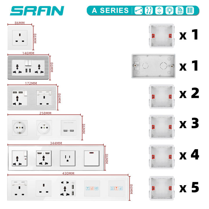 %E3%80%90LuxeGlow%E3%80%91SRAN%20EU%20power%20socket%2016A%20250V%20stainless%20steel%20brushed%20panel%20Metal%20plating%20edge%2086mm*86mm%20Gold%20wall%20socket%20-%20Image%204