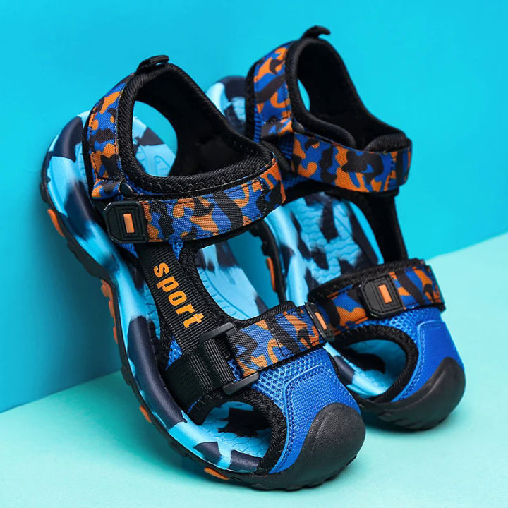 Children%20Summer%20Boys%20Sandals%20High%20Quality%20Kids%20Shoes%20Toddlers%20Cut-outs%20Big%20Canvas%20Rain%20Breathable%20Sandalias%204-12%20Years%20HX028-508%20-%20Image%203