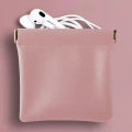 Mini Earphone Bag Elastic Sheet Bright Color Wire Jewelry Organizer. 