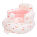 Baby Inflatable Sofa Portable Soft Baby Inflatable Seat Bunny Print for Bed for Newborn. 