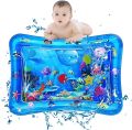 Baby Slapped Pad Kids Water Play Mat Toys Inflatable Tummy Time Leakproof Water Mat Non Toxic Water Play Mat Toys for Boys Girls Infant Toy Fun Activity Crawling Floor Bed for Toddlers Random Design. 