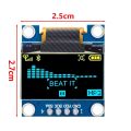 0.96 Inch 128X64 OLED Display With SSD1306 LCD Driver and  4 Pin I2C/IIC/SPI Serial Interface, Font Color Yellow Blue for Arduino, Raspberry Pi and Other Projects [MOD-DISP-004]. 