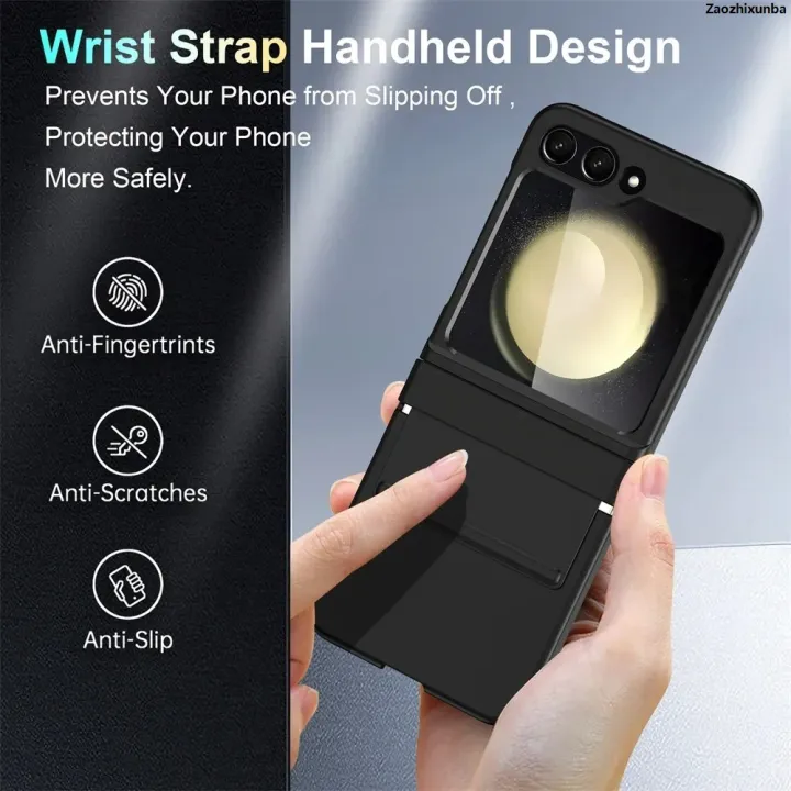ZaozhixunbaAffordable%20y%20Z%20Fl%20Galax4%20Skin%20Feel%20Hinge%20Z%20FliGalaxy%20Original%20Matte%20Phone%20Case%20for%20Samsung%20p%205%206%20Chain%20Solid%20Color%20Shockproof%20Hard%20IP%206%20Case%20-%20Image%204