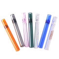 Multicolor Clear Glass Tube Drinking Straws Reusable Glass Tube With Protective Sleeve Water Drinking Straw. 