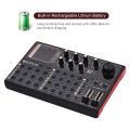 Muslady K300 Live ound Card External Voice Changer Audio Mixer. 