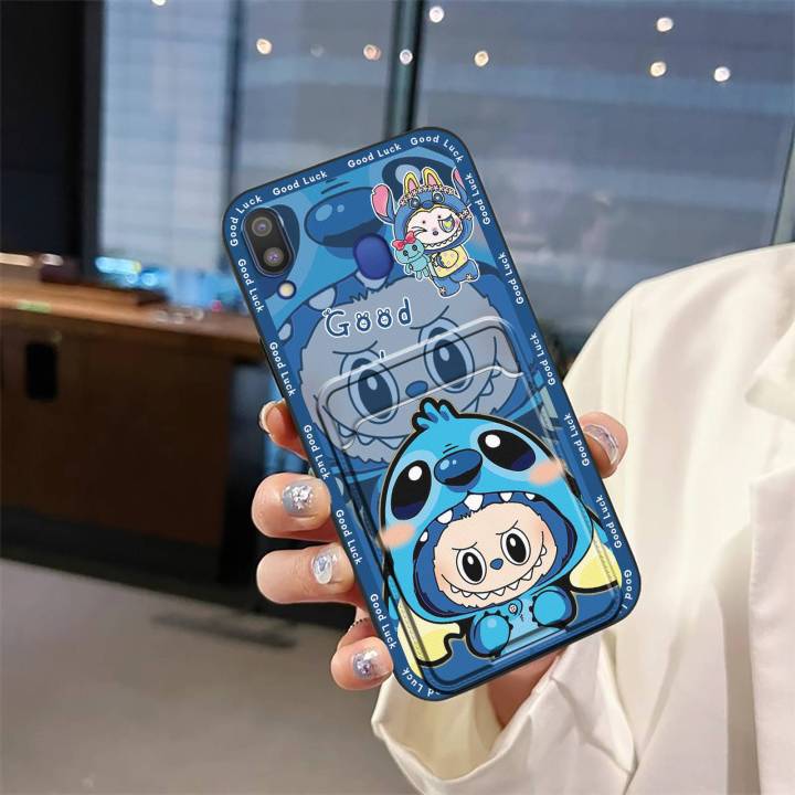 Cover%20Cute%20Phone%20Case%20For%20Samsung%20Galaxy%20M20/SM-M205FD%20protective%20Fashion%20Design%20Card%20bag%20Full%20wrap%20Card%20slot%20Cartoon%20-%20Image%205