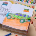 8 Books Kids Cartoon Car Coloring Book Suitable for 3~6 Years Old Children Boy Graffiti Learn Painting 17*24cm. 