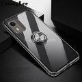 For Nokia C12 Case Soft Clear Transparent Protector Shockproof Car Magnetic Holder Ring Back Cover Casing hp Nokia C12 Phone case. 