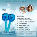 Crystal Ball Face Massager 2Pcs Beauty Crystal Ball Facial Ice Globe. 