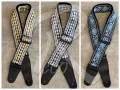 RM Acoustic Electric Bass RETRO Design BRAIDED Cotton Guitar Strap Guitar Belt Akustik Elektrik Bass Gitar Kapok. 