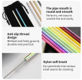 Stainless Steel Straw Kit - 5 Piece for Enjoying Drinks Responsibly. 