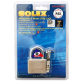 Solex Heavy Duty Brass Padlock 40mm -  - Top Security Premium Pad Lock. 