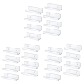 Clear Vinyl Record Shelf Wall Mount 24 Pack,Acrylic Album Record Holder Display,Vinyl Record Shelf Stand. 