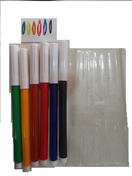 Platignum 6 coloring felt pen set (mango)