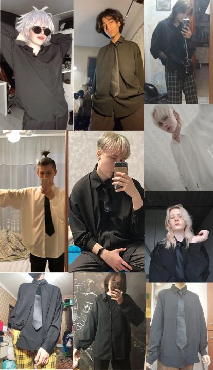 Black%20Long-sleeved%20Shirts%20Men%20Korean%20Comfortable%20Blouses%20Casual%20Loose%20Single%20Breasted%20Shirt%20With%20Tie%20-%20Image%206