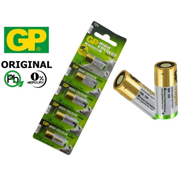 5Pcs GP High Voltage 12V Battery 23A