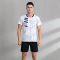 New Badminton Clothing Suit Quick-Drying Breathable Men's and Women's Table Tennis Dress Summer Short-Sleeved Tennis Team Sportswear. 