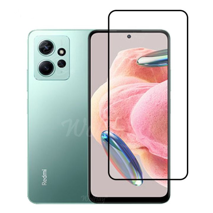 Redmi Note 12 tempered glass Redmi Note 12 4G Full Cover Glue 9H Screen Protector