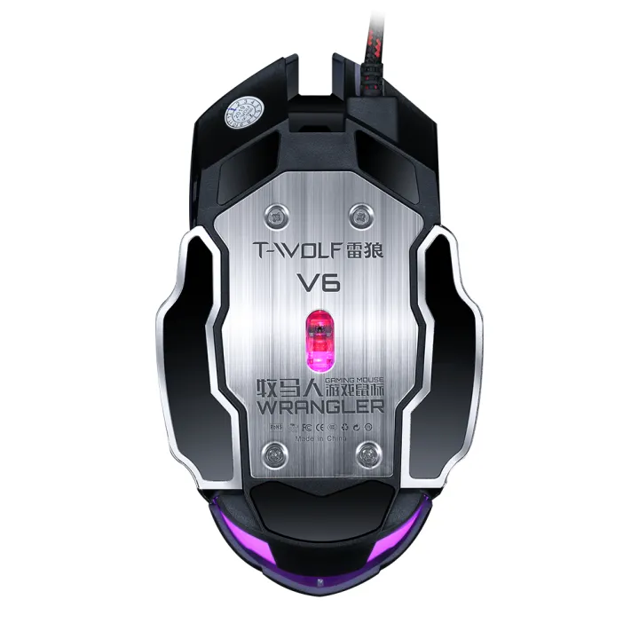 V6%20Gaming%20Mouse%20Mouse%20DPI%20Adjustable%20Computer%20Optical%20LED%20Game%20Mice%20Wired%20USB%20Games%20Cable%20Silent%20%20Mouse%20-%20Image%204