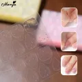 Monja 48pcs Double Sided Flase Nail Adhesive Glue Sticker Clear Jelly Flexible Sticky Tape For Fake Nail Tips DIY Manicure Tools. 