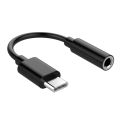 Type-C to 3.5mm Aux Adapter (1PCS) – USB-C to Audio Jack Converter for Headphones, Earphones, and Car AUX Inputs. 