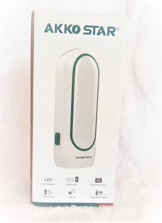 AKKO%20Star%20Rechargeable%20LED%20Emergency%20Light%20Lamp%20Bulb%20-%203W+1W%20Emergency%20Torch%20-%20Image%208