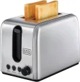 Black and Decker Stainless Steel 2 Slice Toaster ET244-B5. 