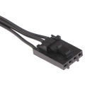 1PCS For Corsair RGB To Standard ARGB 3-Pin 5V 25CM Adapter Connector. 