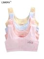LJMOFA Teen Girl Sports Exquisite Cute Rabbit Bra Kids Top Camisole Underwear Young Puberty Small Training Bra B213. 