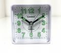 Casio Tq140-7d Travel Clock Quartz Alarm Clock Neobrite White Case W Battery. 