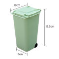 Mini Desktop Cat Litter Trash Small Tabletop Trashbox Desk Portable Trash Can. 