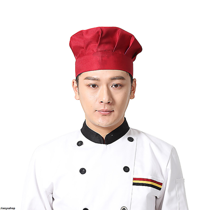 Yuxin shopPortable Chef Hat Adult Adjustable Kitchen Cooking Chef Cooking Aprons for Men And Women Men Apron for Shaving Mens Apron with Pockets