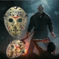 【HUT】 Movie Hockey Mask Jason Voorhees Friday The 13Th Horror Scary Mask Halloween Party Cosplay Masks For Adult Men Halloween Gift. 