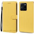 For vivo Y22 Case Vivo Y22S 2022 Silicone Leather Wallet Flip Case For Vivo Y22 2022 Book Cover Phone Case For Vivo Y 22 Fundas. 