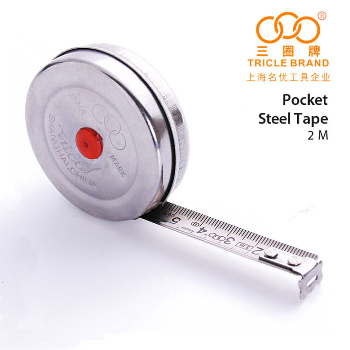 Steel Pocket Tape - Tricle - 2 M
