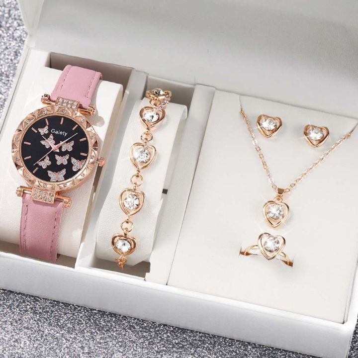 Luxury%20Watch%20Women%20Ring%20Necklace%20Earrings%20Rhinestone%206PCS%20Set%20Fashion%20Wristwatch%20Female%20Casual%20Ladies%20Watches%20Bracelet%20Set%20Clock%20No%20Box%20-%20Image%202