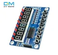 TM1638 Digital LED Display Tube LED Display Module Module Key Display AVR Display Module for Arduino ARM 8 digital Tube Cr 540 L. 