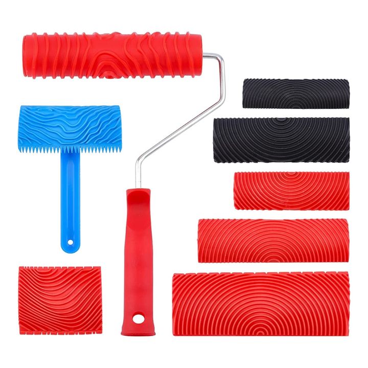 Wall Texture Art Painting Tool Pattern Paint Rollers for Painting Wall ...