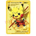 pokemon cards golden 27 Styles Pokemon Pikachu Cosplay Goku Luffy Gold Metal Saint Seiya Toys Hobbies Hobby Collectibles Game Collection Anime CardsParty Games Crafts. 