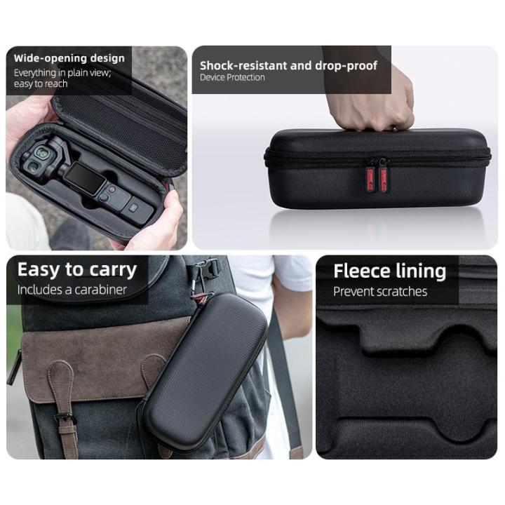 For%20DJI%20Osmo%20Pocket%204P%20STARTRC%20Portable%20Carrying%20Case%20Body%20Storage%20Bag%20(Black)%20-%20Image%207