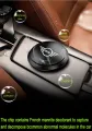 1pcs black Car Aromatherapy Flavor Car Perfume UFO Shape Scent Decor for Mitsubishi Triton Outlander Mirage ASX Lancer EVO PAJERO GRANDIS GALANT Xpander. 