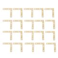 20 pcs 51mm Flat Corner Right 90º Angle Bracket Repair Plate Fixing Brace. 