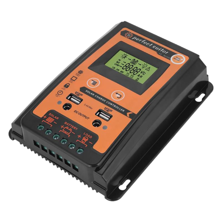 30A MPPT PWM Solar Charge Controller 12V 24V Solar Panel | Daraz.lk