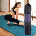 Convenience Black Yoga Backpack Yoga Mat Waterproof Backpack Carrier Mesh Adjustable Strap Sport Tool Gym Bags Multiple Sizes Moyao. 