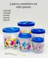 05 PCS Containers Set Kitchen Storage Containers. 