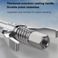 Grease Coupler Heavy-Duty Quick Release Grease Coupler NPTI/8 10000 PSI Two Press Easy to Oil Grease Injector. 