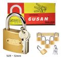 GUSAN 32mm top security padlock with 3 keys. 